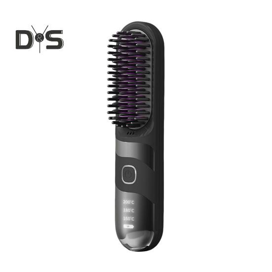 Беспроводной выпрямитель для волос Щетка 3 температурных режима Регулируемый светодиодный дисплей Быстрый нагрев Портативная дорожная электрическая горячая щетка Укладка вьющихся волос чёрный
Беспроводной выпрямитель для волос Щетка 3 температурных режима Регулируемый светодиодный дисплей Быстрый нагрев Портативная дорожная электрическая горячая щетка Укладка вьющихся волос чёрный