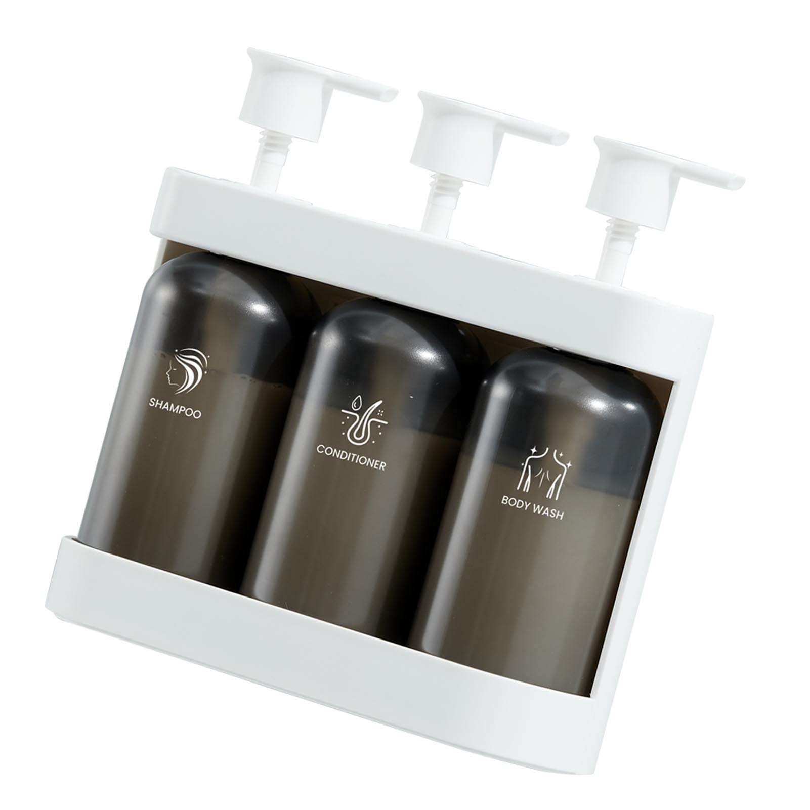 Shower Soap Dispenser Wall Mounted Shower Dispenser 3 Chamber Shampoo Conditioner Body Wash Dispenser for Bathroom Hotel 380ml Per Bottle
Shower Soap Dispenser Wall Mounted Shower Dispenser 3 Chamber Shampoo Conditioner Body Wash Dispenser for Bathroom Hotel 380ml Per Bottle