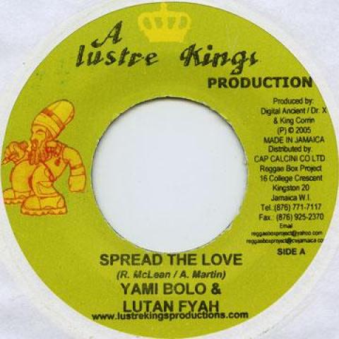 7inch Record YAMI BOLO, LUTAN FYAH - Spread The Love none Lustre Kings 2005 Jamaica Reggae, Ska & Dub
7inch Record YAMI BOLO, LUTAN FYAH - Spread The Love none Lustre Kings 2005 Jamaica Reggae, Ska & Dub