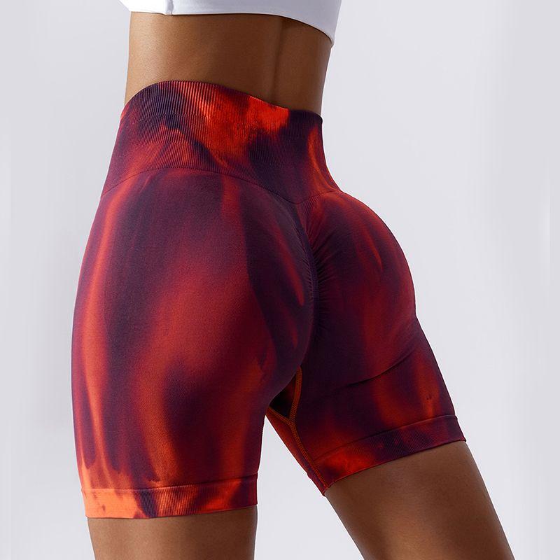Special Offer Tie-Dye Peach Hip Fitness Shorts Female Aurora Bright Color Yoga Pants Outwear High Waist Hip Lift Exercise Shorts Aurora red S
Special Offer Tie-Dye Peach Hip Fitness Shorts Female Aurora Bright Color Yoga Pants Outwear High Waist Hip Lift Exercise Shorts Aurora red S