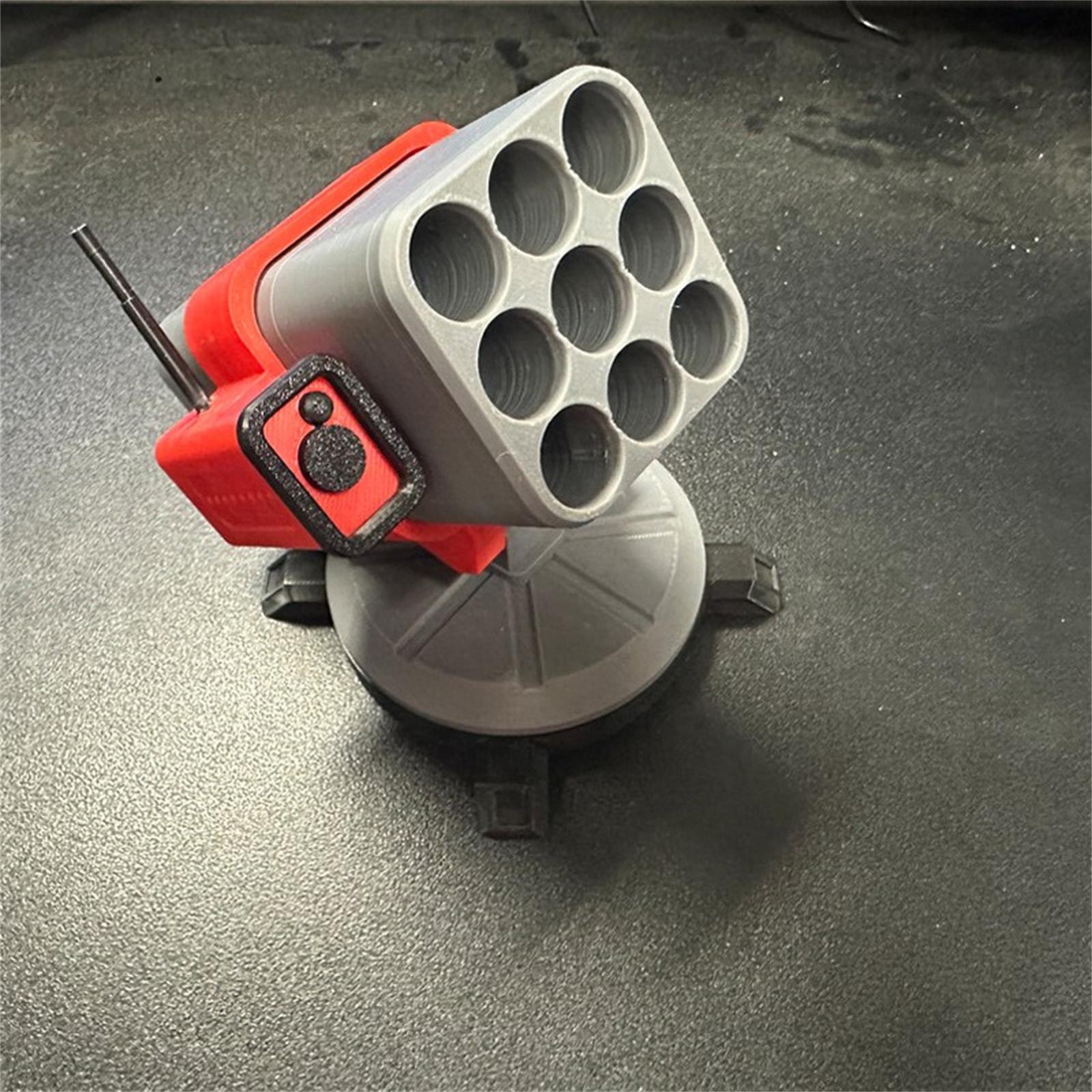 3D Printed Rocket Turret Pen Holder Desktop Decoration
3D Printed Rocket Turret Pen Holder Desktop Decoration