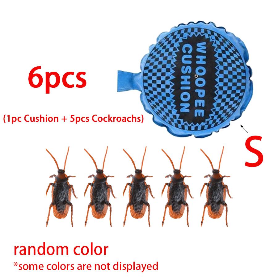 6pcs Trickery Fart Cushion & Simulated Cockroach Kit Prank Game Props Atmosphere Creating Tool for Party Birthday Festival XJM
6pcs Trickery Fart Cushion & Simulated Cockroach Kit Prank Game Props Atmosphere Creating Tool for Party Birthday Festival XJM