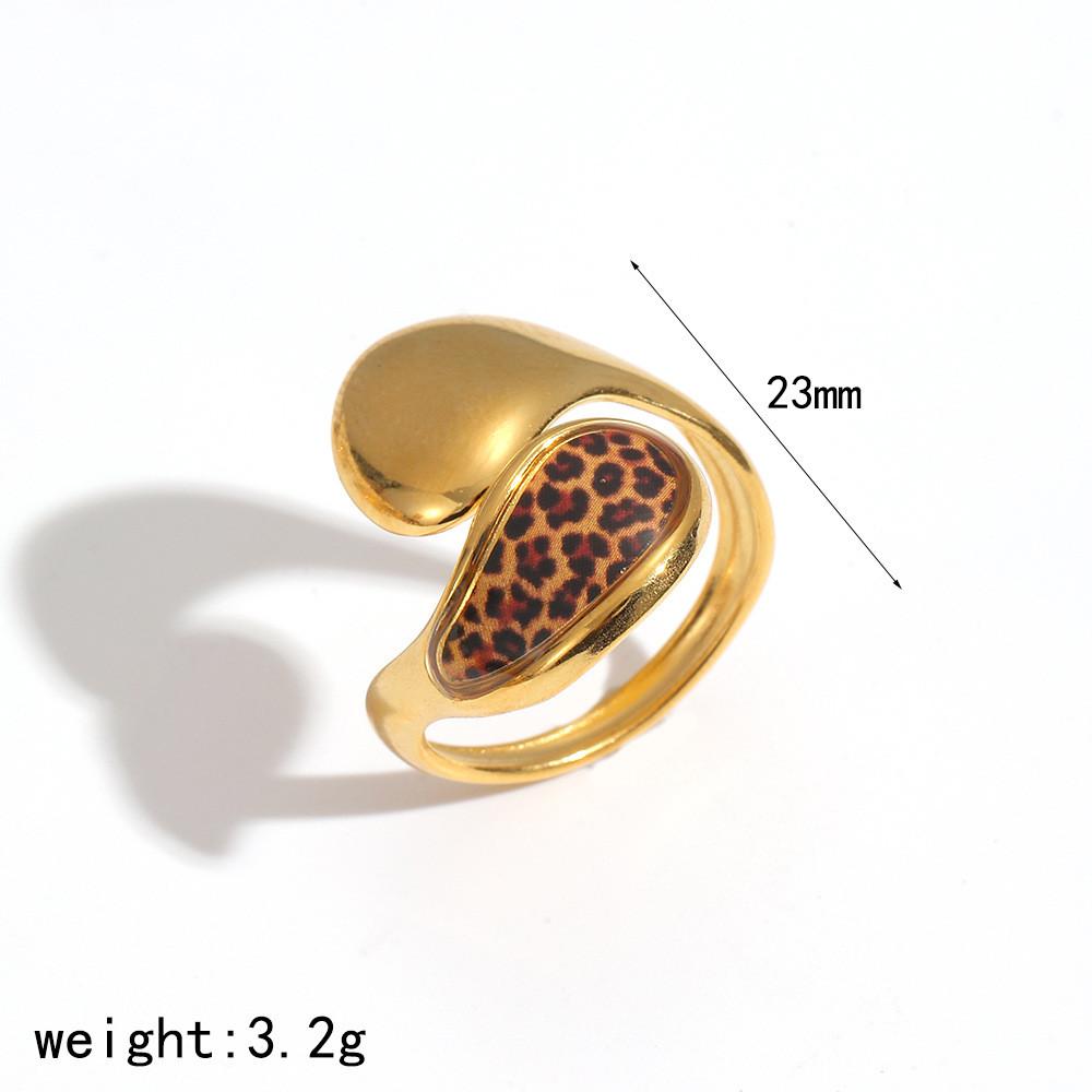 Style Geometric Silver Ring With Leopard Print Accents For Women Style 11
Style Geometric Silver Ring With Leopard Print Accents For Women Style 11