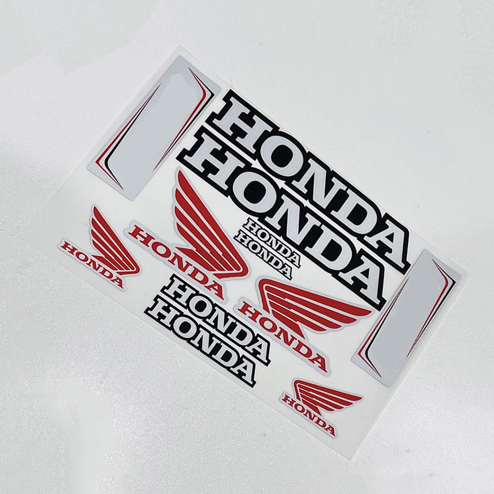 Honda Reflective Motorcycle Stickers Set, Honda Racing Warning Decals, High Visibility Reflective Stickers for Motorbike Helmet
Honda Reflective Motorcycle Stickers Set, Honda Racing Warning Decals, High Visibility Reflective Stickers for Motorbike Helmet