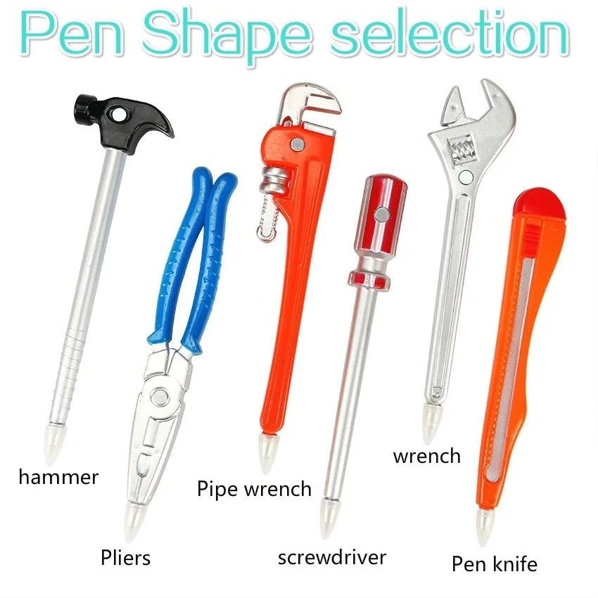 Creative Ballpoint Pens Simulation Hardware Tools Vise Hand Knife Hammer Pen Office School Supplies Stationery Writing Pens 3pcs
Creative Ballpoint Pens Simulation Hardware Tools Vise Hand Knife Hammer Pen Office School Supplies Stationery Writing Pens 3pcs
