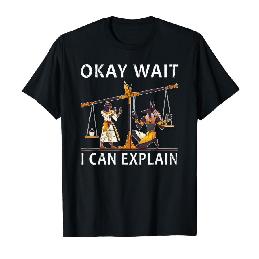Okay Wait I Can Explain, Anubis Egyptian Scale Meme T-shirt For Men Women 100% Cotton T Shirts Short Sleeve Tops 0313-1 - Men... S разноцветный
Okay Wait I Can Explain, Anubis Egyptian Scale Meme T-shirt For Men Women 100% Cotton T Shirts Short Sleeve Tops 0313-1 - Men... S разноцветный