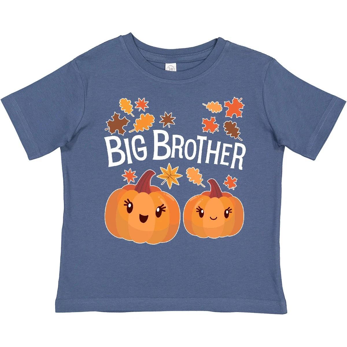 Inktastic Big Brother Pumpkins With Fall Leaves Toddler kids boys T-Shirt Thanksgiving Kid 150
Inktastic Big Brother Pumpkins With Fall Leaves Toddler kids boys T-Shirt Thanksgiving Kid 150