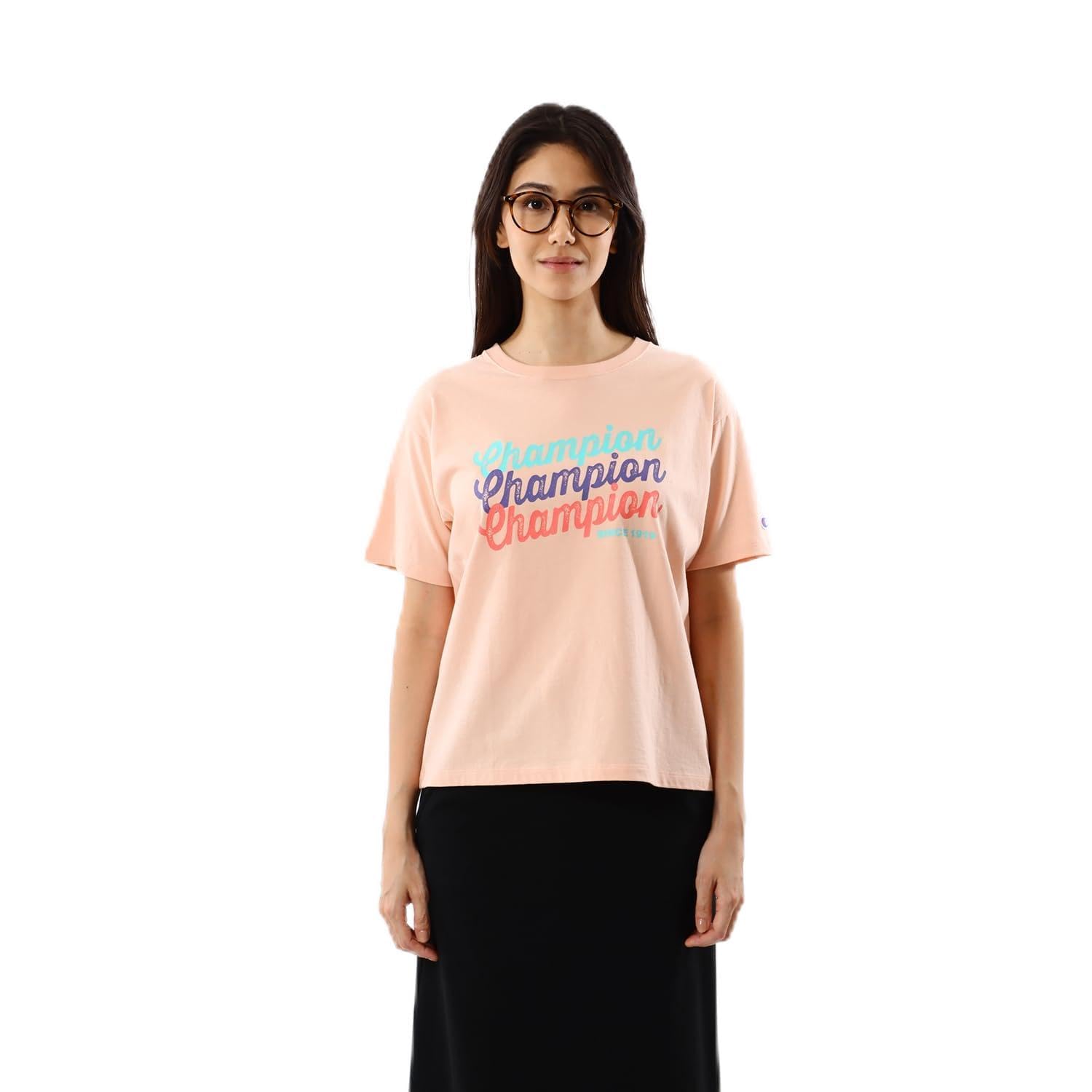 Champion Basic Short Sleeve Crew Graphic Logo Print Women s T-Shirt, CW-Z331-925-L, 100% Cotton, Neck,
Champion Basic Short Sleeve Crew Graphic Logo Print Women s T-Shirt, CW-Z331-925-L, 100% Cotton, Neck,