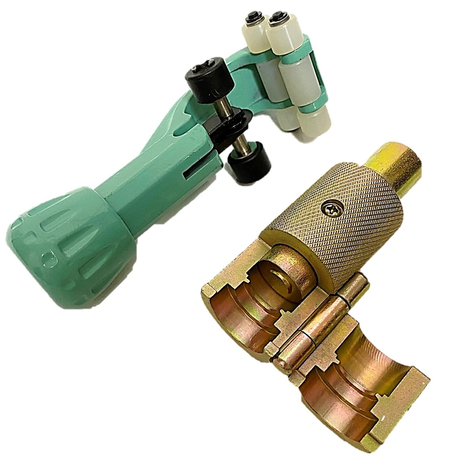 ST TS Flexible Pipe Cutter and Flanging Tool, 2-Piece Set, Hammer Type (16mm), for DIY Plumbing, Cutting, and Repair
ST TS Flexible Pipe Cutter and Flanging Tool, 2-Piece Set, Hammer Type (16mm), for DIY Plumbing, Cutting, and Repair