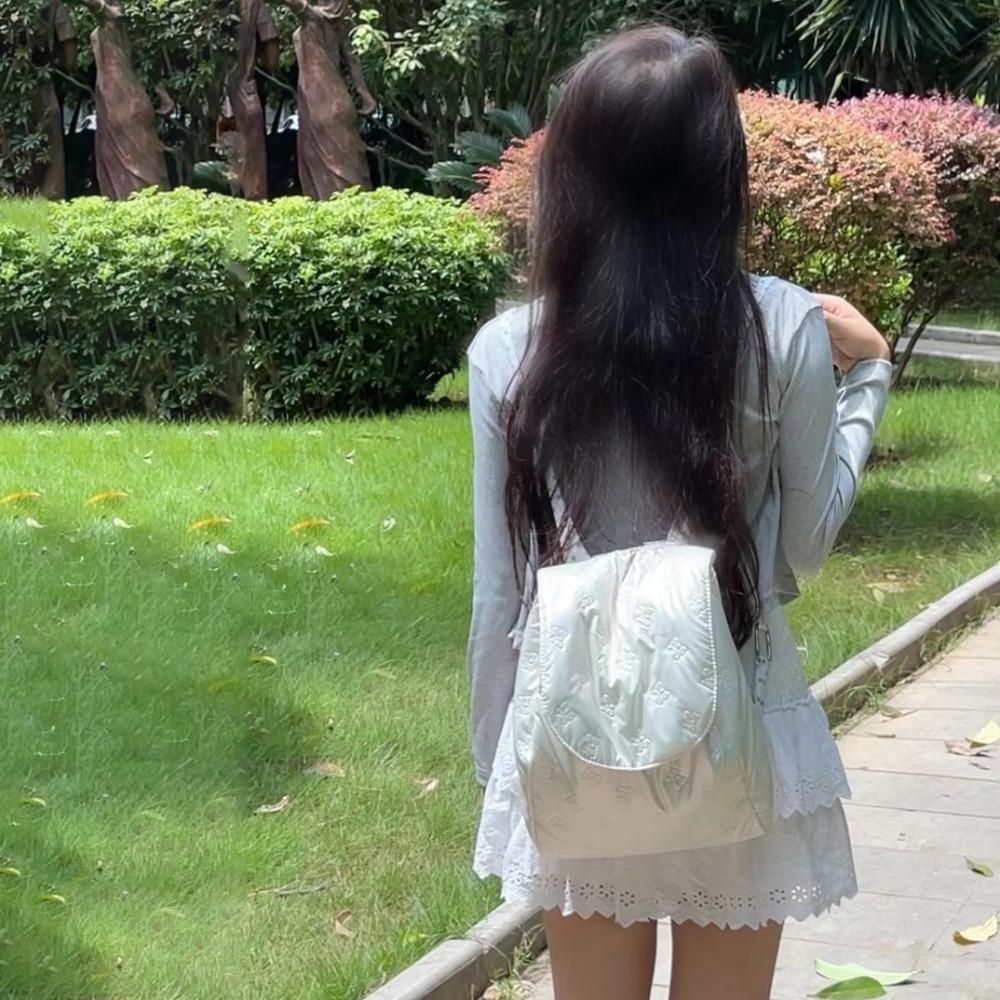 Korean Style Space Cotton Backpack Y2k Nylon Drawstring Knapsack Cute School Bag Women серебряный
Korean Style Space Cotton Backpack Y2k Nylon Drawstring Knapsack Cute School Bag Women серебряный