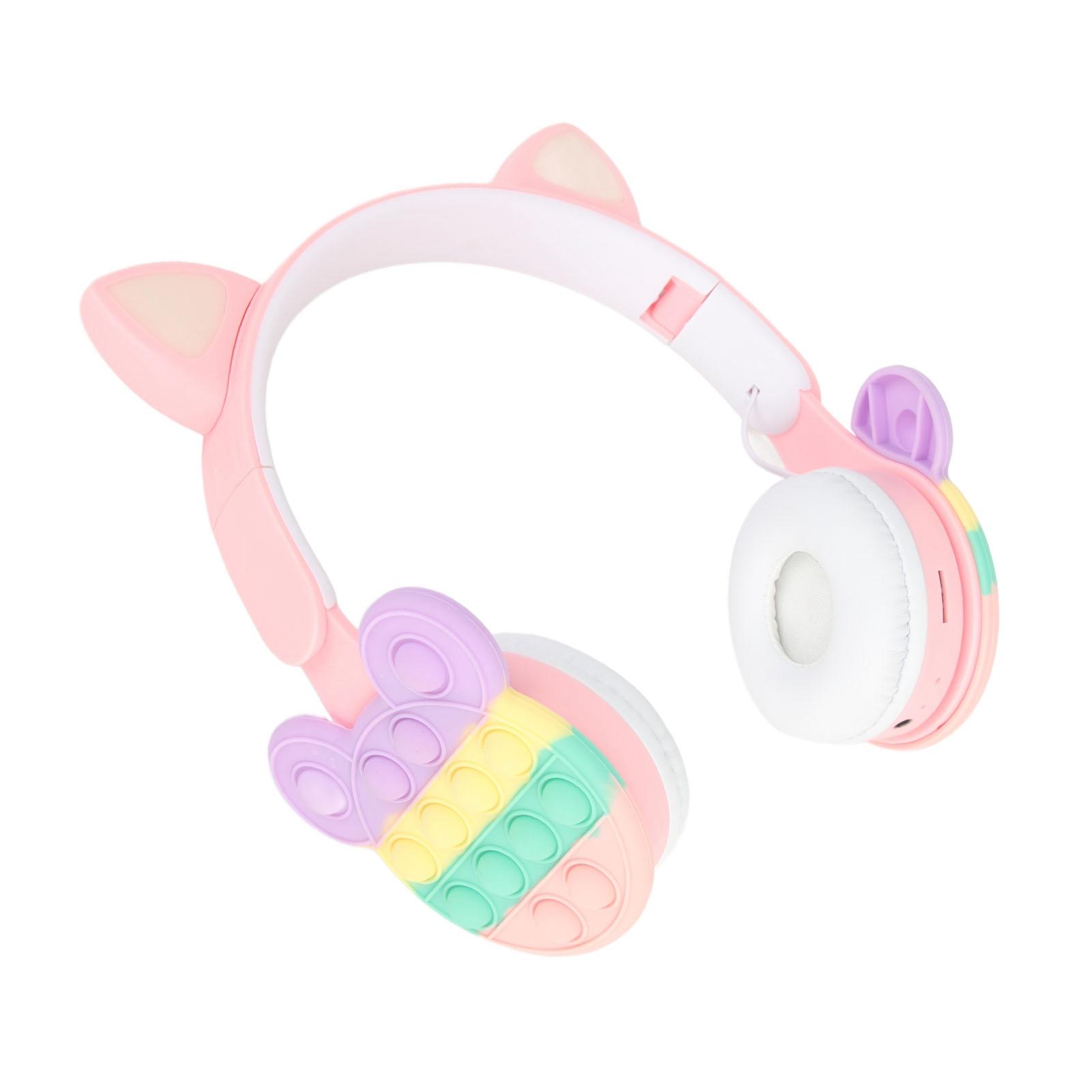 Bluetooth-наушники Cat Ear, модная беспроводная гарнитура с подсветкой для мобильных телефонов, ПК, планшетов розовый
Bluetooth-наушники Cat Ear, модная беспроводная гарнитура с подсветкой для мобильных телефонов, ПК, планшетов розовый