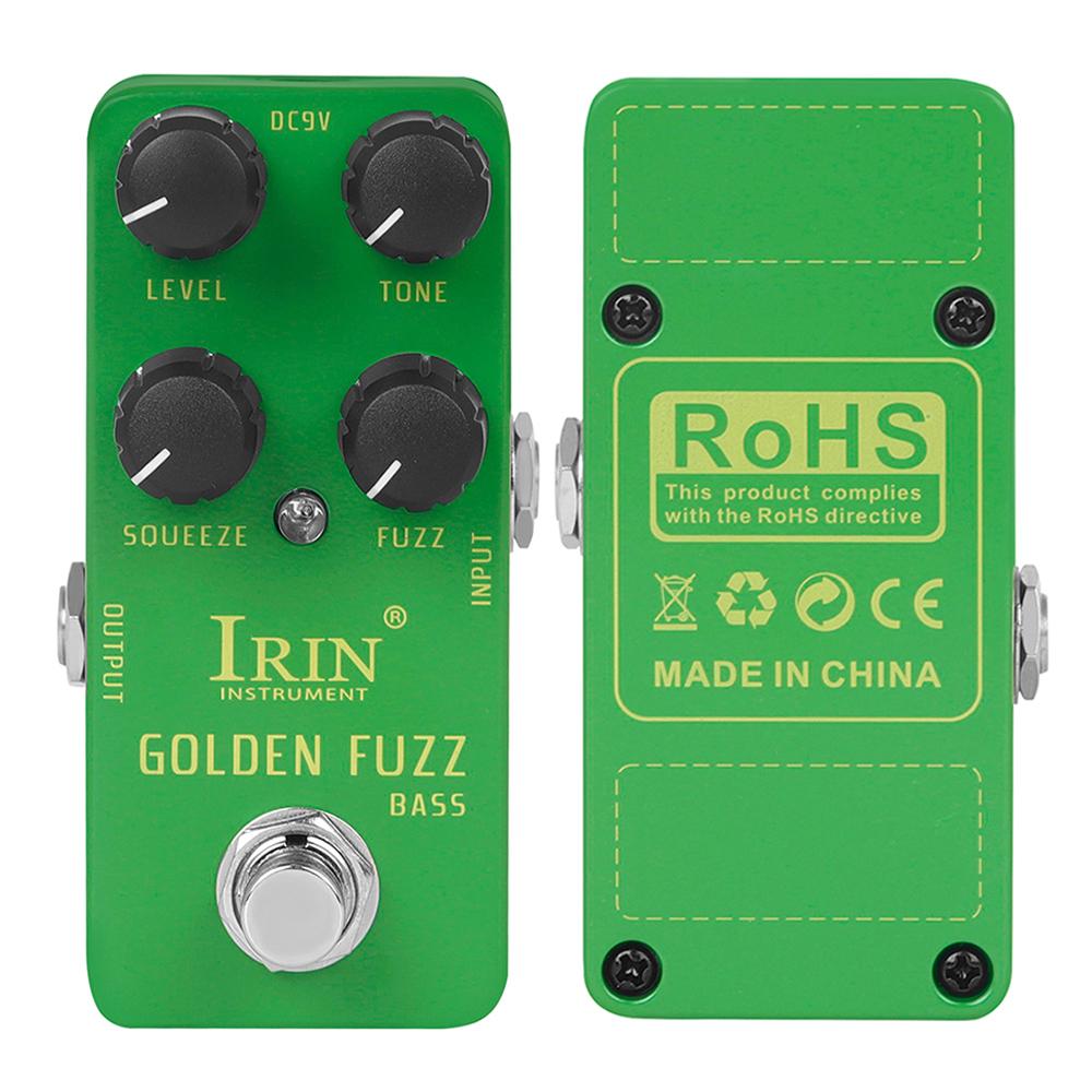 IRIN RS-20 Golden FUZZ Bass Guitar Pedal Deep/Scuzzy Fuzz Electric Bass Guitar Effect Pedal True Bypass Guitar Accessories
IRIN RS-20 Golden FUZZ Bass Guitar Pedal Deep/Scuzzy Fuzz Electric Bass Guitar Effect Pedal True Bypass Guitar Accessories