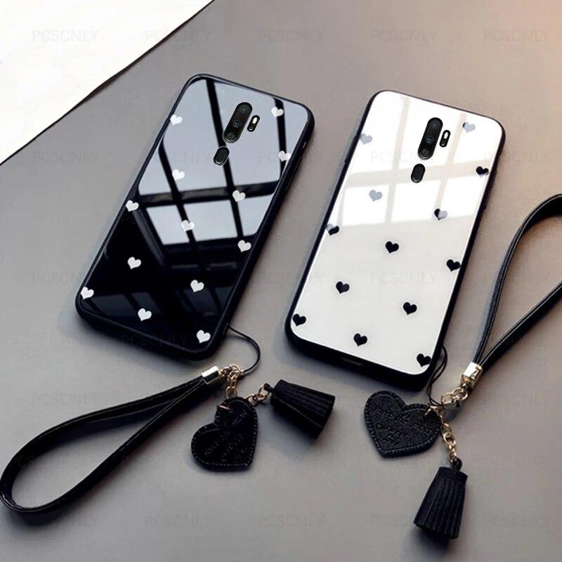 Стеклянный чехол для OPPO A5 A9 A31 2020 A8 A9X A11 A11X F11, модный твердый чехол для телефона с сердечком и любовью
Стеклянный чехол для OPPO A5 A9 A31 2020 A8 A9X A11 A11X F11, модный твердый чехол для телефона с сердечком и любовью