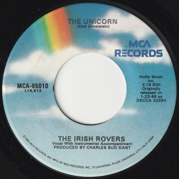 7inch Record IRISH ROVERS - The Unicorn / (The Puppet Song) Whi MCA65010 MCA Records 1984 US Pop Used
7inch Record IRISH ROVERS - The Unicorn / (The Puppet Song) Whi MCA65010 MCA Records 1984 US Pop Used