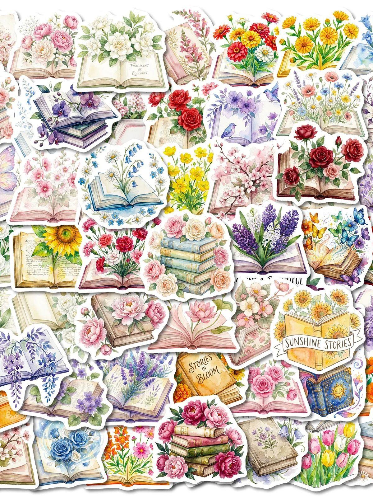 56/112 Pcs New Book & Floral Doodle Stickers for Car Suitcase Scooter Helmet Removable Waterproof Decals
56/112 Pcs New Book & Floral Doodle Stickers for Car Suitcase Scooter Helmet Removable Waterproof Decals