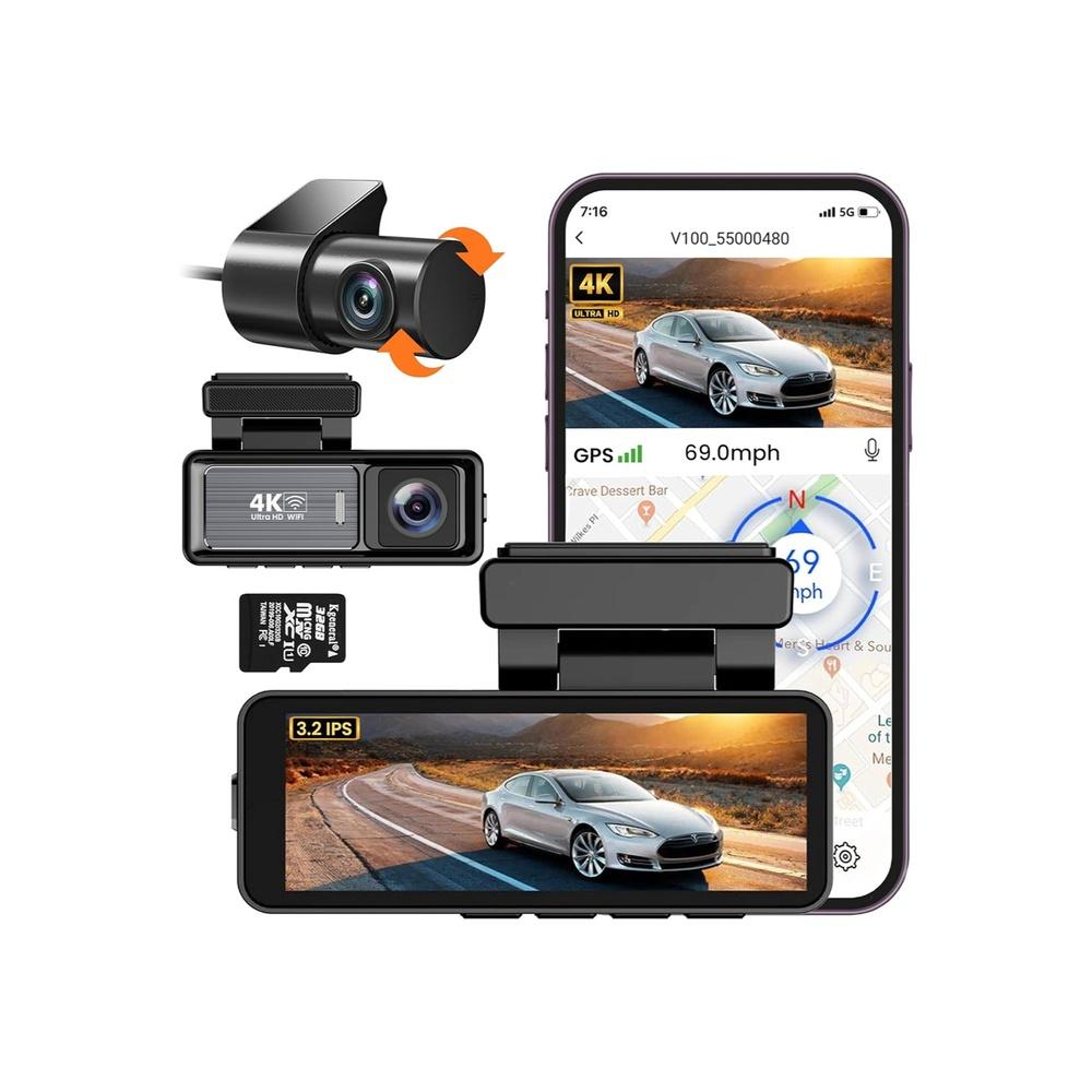 4K Dash Cam for Car Front and Back 3.2 Inch screen 32GB Card Car Dash Camera with Night Vision Parking Monitor
4K Dash Cam for Car Front and Back 3.2 Inch screen 32GB Card Car Dash Camera with Night Vision Parking Monitor