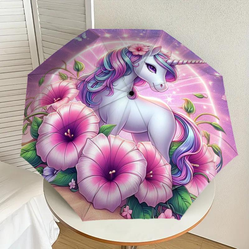 1pc Unicorn Fantasy Garden Umbrella with Plastic Handle,Suitable for All Seasons Home Travel Outdoor UmbrellaDD436
1pc Unicorn Fantasy Garden Umbrella with Plastic Handle,Suitable for All Seasons Home Travel Outdoor UmbrellaDD436