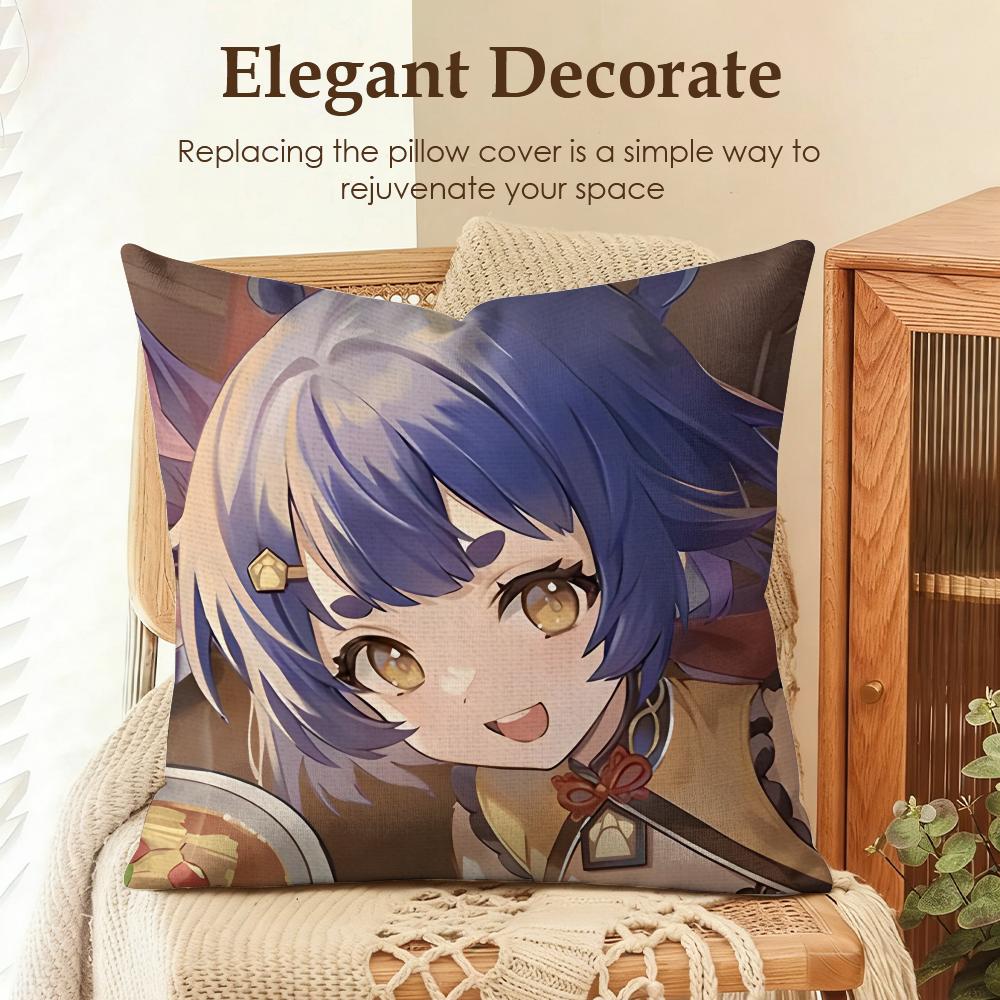 Xiangling Genshin Impact Cushion Cover Natural Linen Organic Fabric DoubleSided Printing Sofa Home Decor Gift Pillow Case 30x30cm
Xiangling Genshin Impact Cushion Cover Natural Linen Organic Fabric DoubleSided Printing Sofa Home Decor Gift Pillow Case 30x30cm