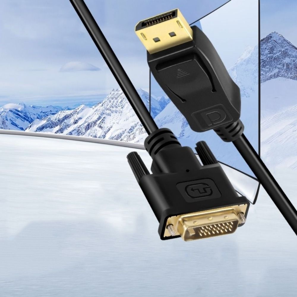 Extension Cable DisplayPort to VGA Adapter Connecting Conversion HD Video Cable PC Laptop чорний
Extension Cable DisplayPort to VGA Adapter Connecting Conversion HD Video Cable PC Laptop чорний