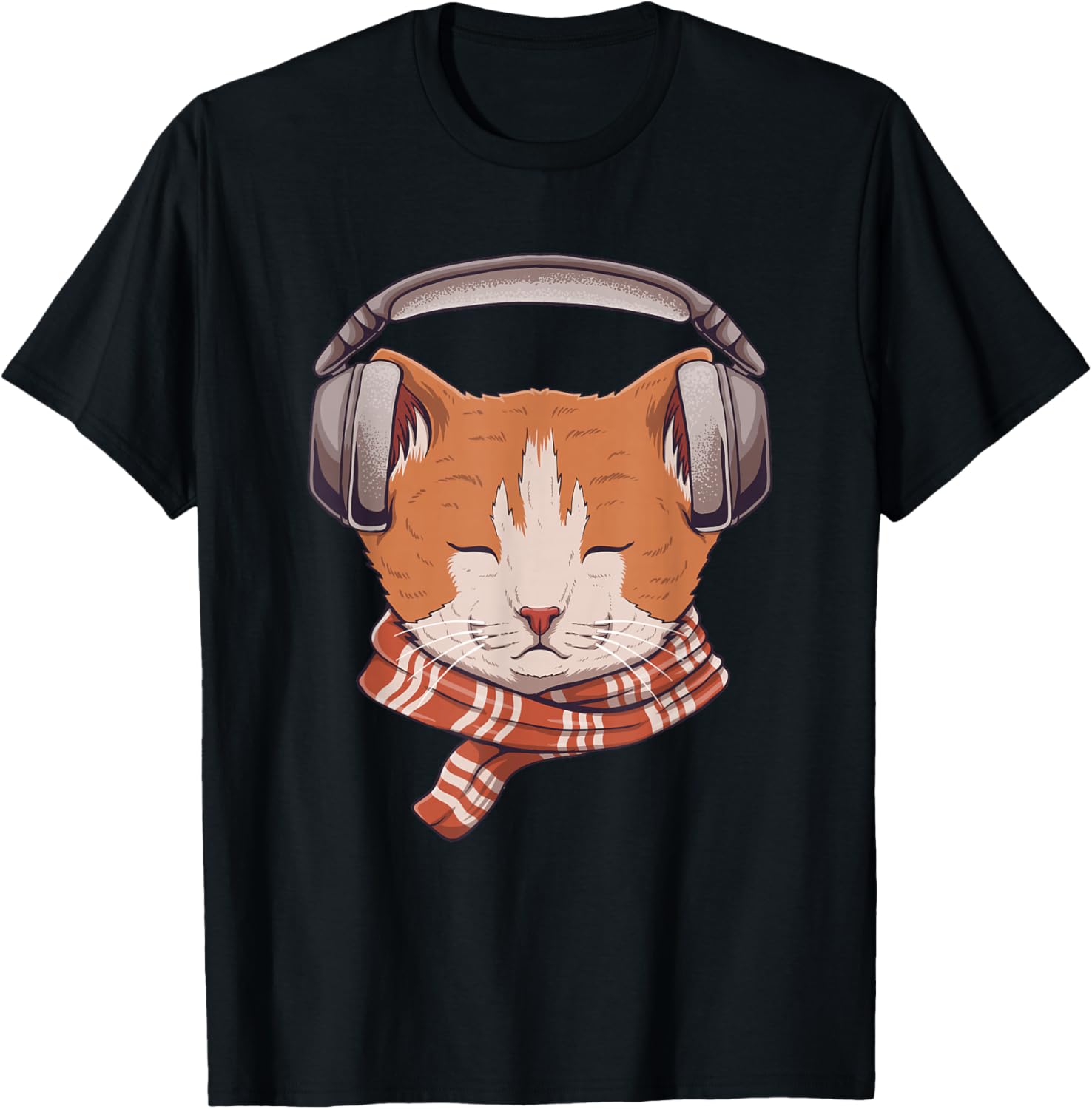 Relaxing Cat Listening Music Headphones Scarf Graphic Tee Casual Soft Breathable T-Shirt for Pet Lovers 5XL різнокольоровий
Relaxing Cat Listening Music Headphones Scarf Graphic Tee Casual Soft Breathable T-Shirt for Pet Lovers 5XL різнокольоровий