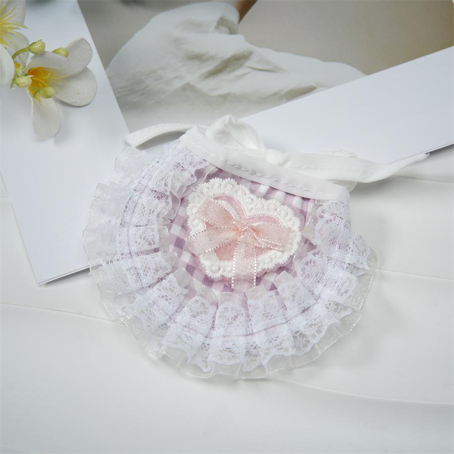 Pet cute sweet lace bib, doll scarf original design cat saliva towel dog collar
Pet cute sweet lace bib, doll scarf original design cat saliva towel dog collar