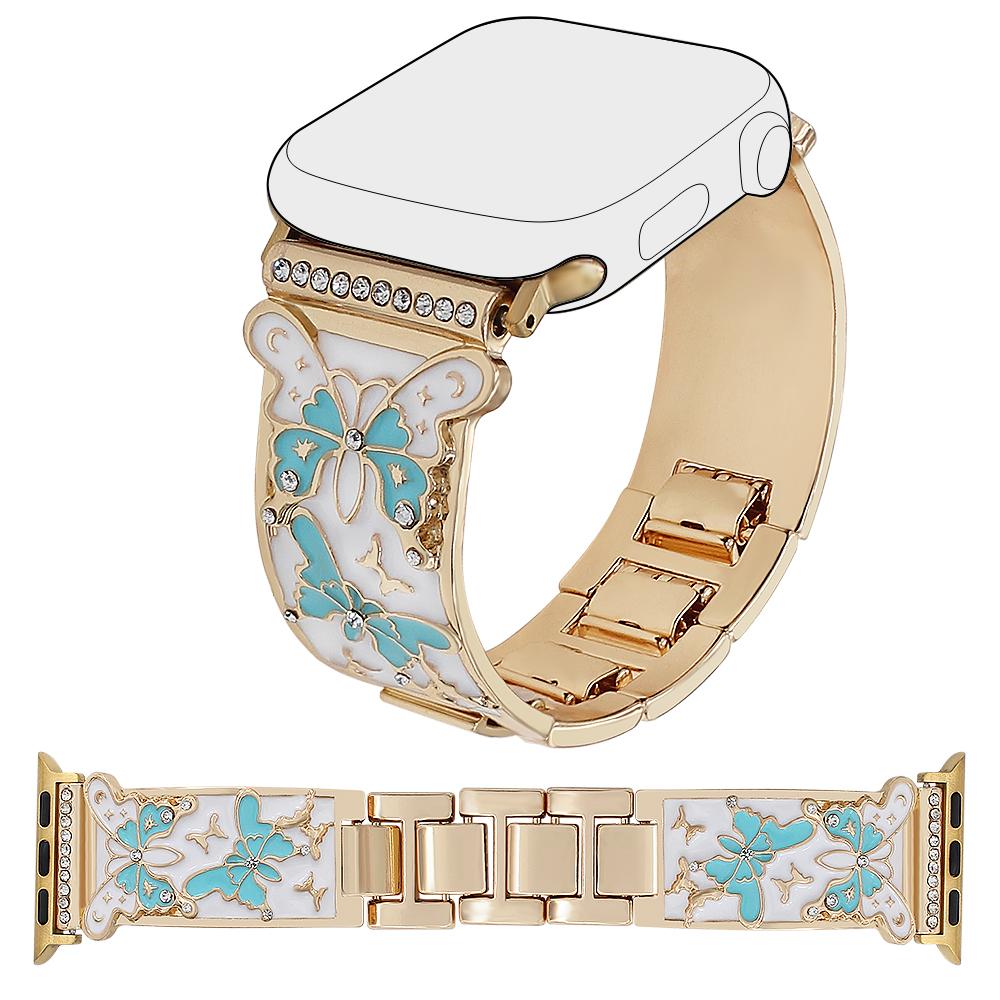 Ремешок для Apple Watch Series 10 Ultra 9 8 7 SE 6 5 4 3 2 1 46 мм 49 мм 45 мм 44 мм 42 мм Эмалированный металлический браслет с бабочками Gold
Ремешок для Apple Watch Series 10 Ultra 9 8 7 SE 6 5 4 3 2 1 46 мм 49 мм 45 мм 44 мм 42 мм Эмалированный металлический браслет с бабочками Gold