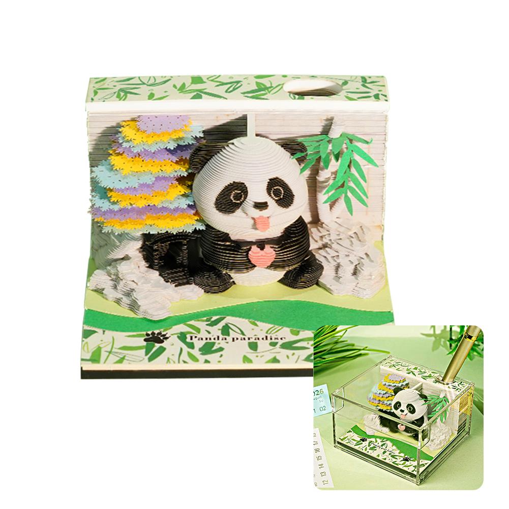 3D Sticky Notes Of Christmas Panda Paradise Sculpture Calendar Craft Notepad Memo Pad Block Notes Paper Xmas Decor Ornament
3D Sticky Notes Of Christmas Panda Paradise Sculpture Calendar Craft Notepad Memo Pad Block Notes Paper Xmas Decor Ornament