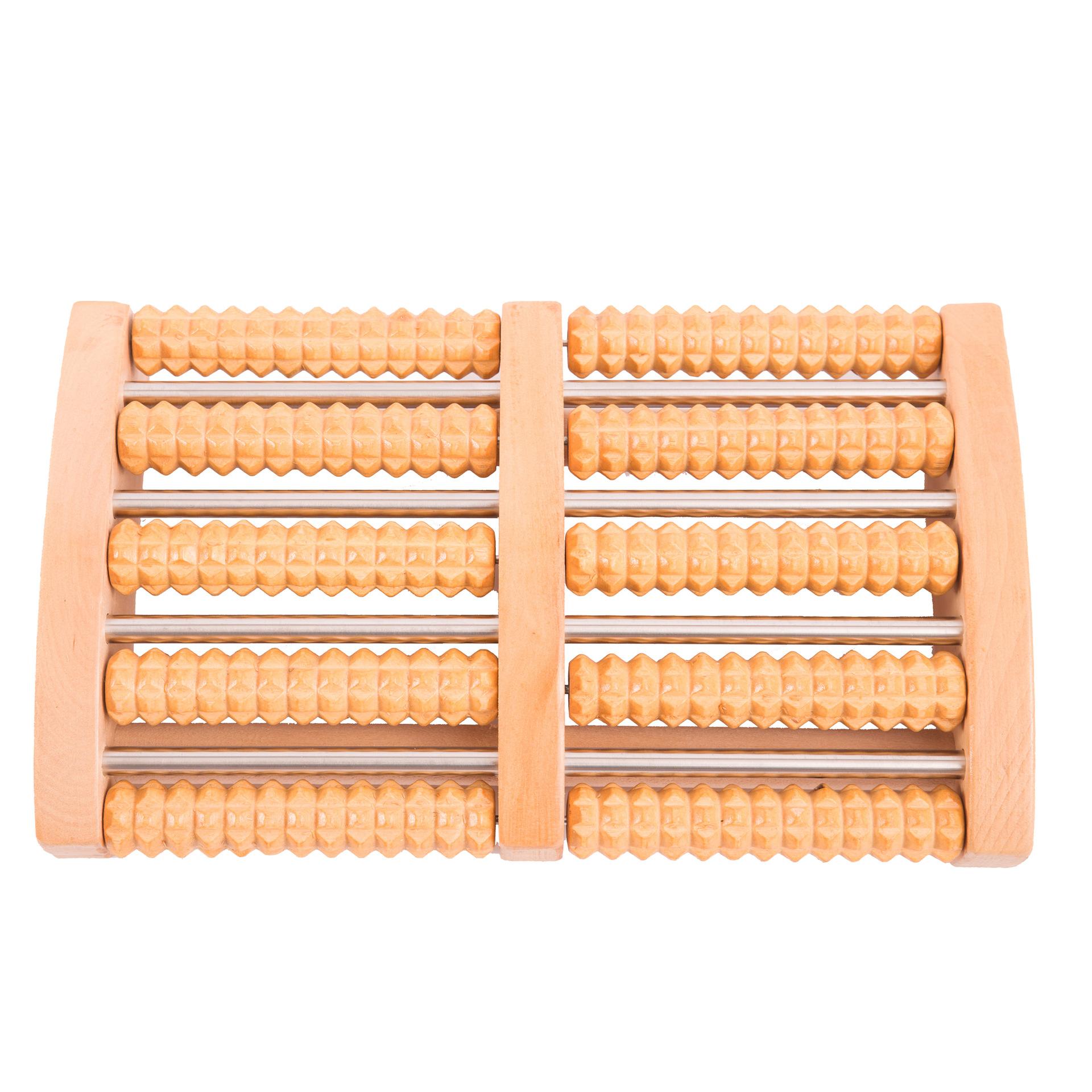 Promise thickened large non-slip solid wood roller rubbing sole massager, five rows of plastic sole foot rows Standard
Promise thickened large non-slip solid wood roller rubbing sole massager, five rows of plastic sole foot rows Standard