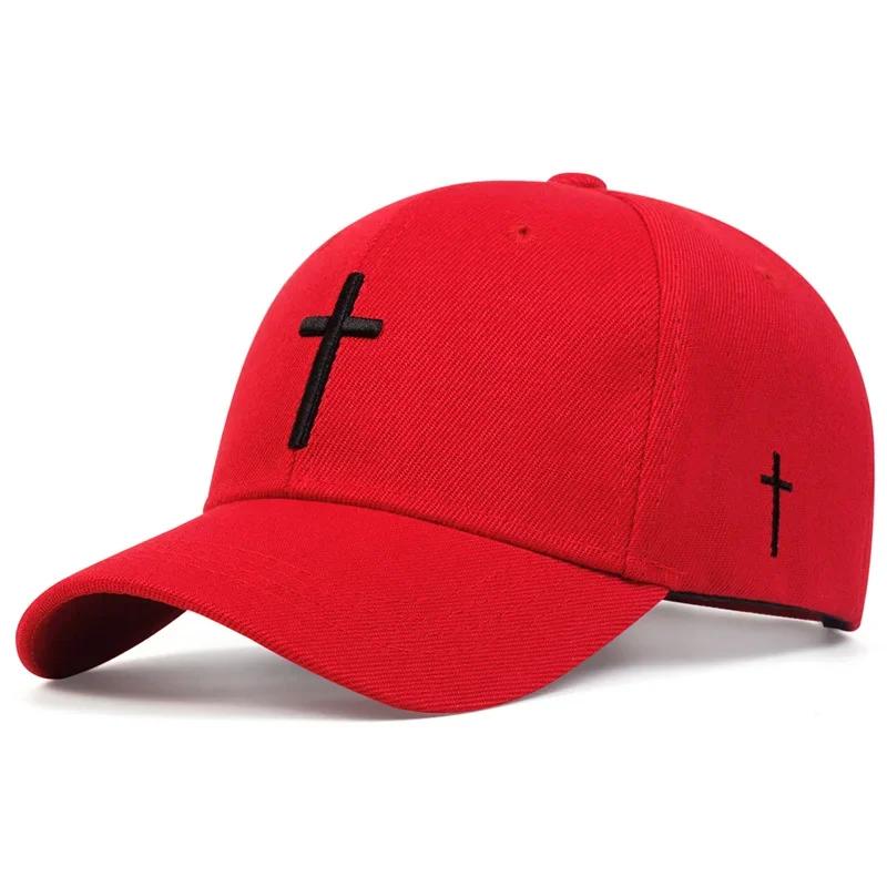 Unisex Cross Embroidery Baseball Caps Outdoor Adjustable Spring and Autumn Casual Sunscreen Hat червоний
Unisex Cross Embroidery Baseball Caps Outdoor Adjustable Spring and Autumn Casual Sunscreen Hat червоний