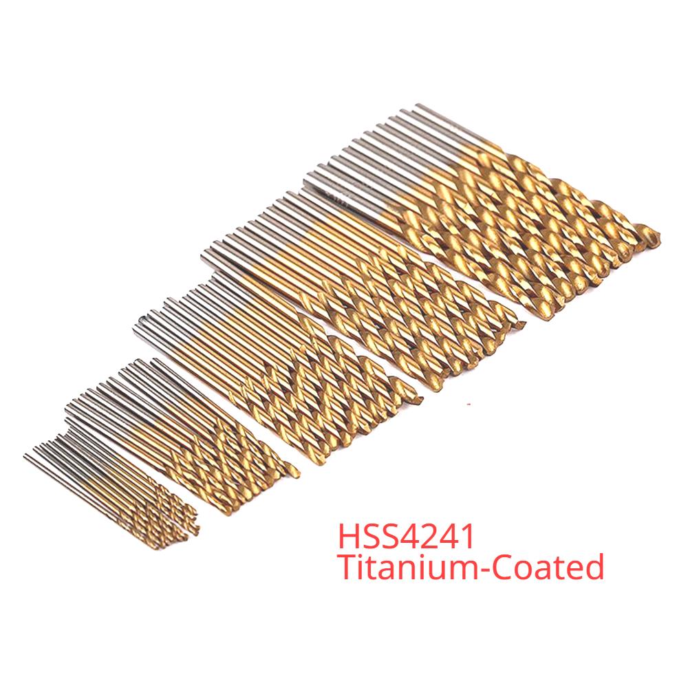 50Pcs M35 Cobalt Steel M35-CO HSS4241 Titanium Resistant Twist Drill Bits 1mm 1.5mm 2mm 2.5mm 3mm Set for Stainless Steel Metal
50Pcs M35 Cobalt Steel M35-CO HSS4241 Titanium Resistant Twist Drill Bits 1mm 1.5mm 2mm 2.5mm 3mm Set for Stainless Steel Metal