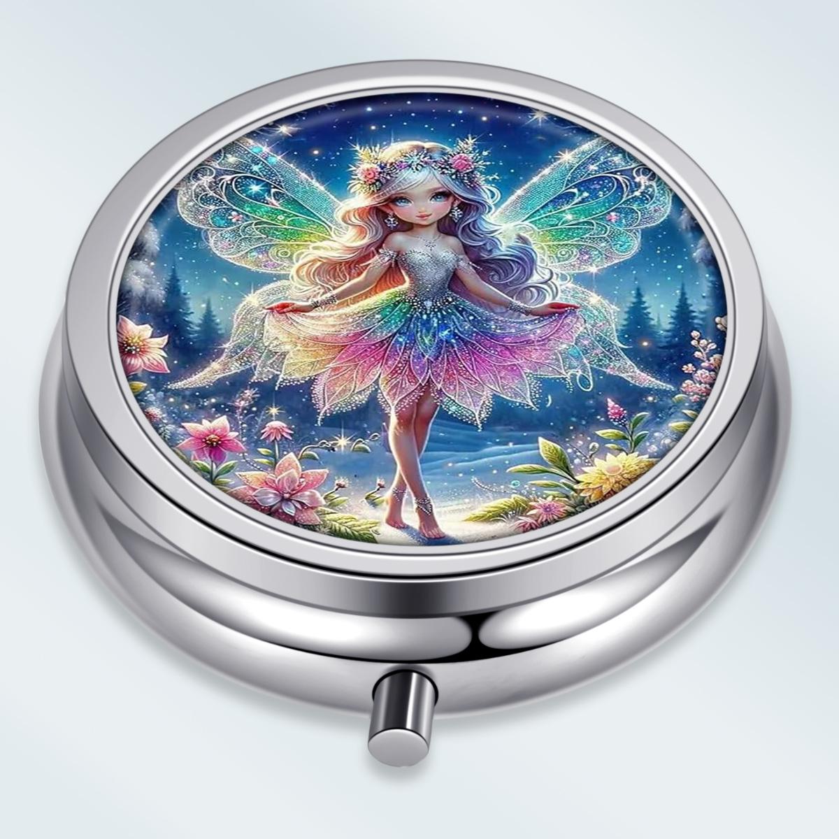 Portable Pill Box with 3 Compartments, Mini Metal Medicine Organizer Case, Cute Printed Pill Container for Vitamins, Pills, Jewelry, Travel, Daily Use разноцветный
Portable Pill Box with 3 Compartments, Mini Metal Medicine Organizer Case, Cute Printed Pill Container for Vitamins, Pills, Jewelry, Travel, Daily Use разноцветный