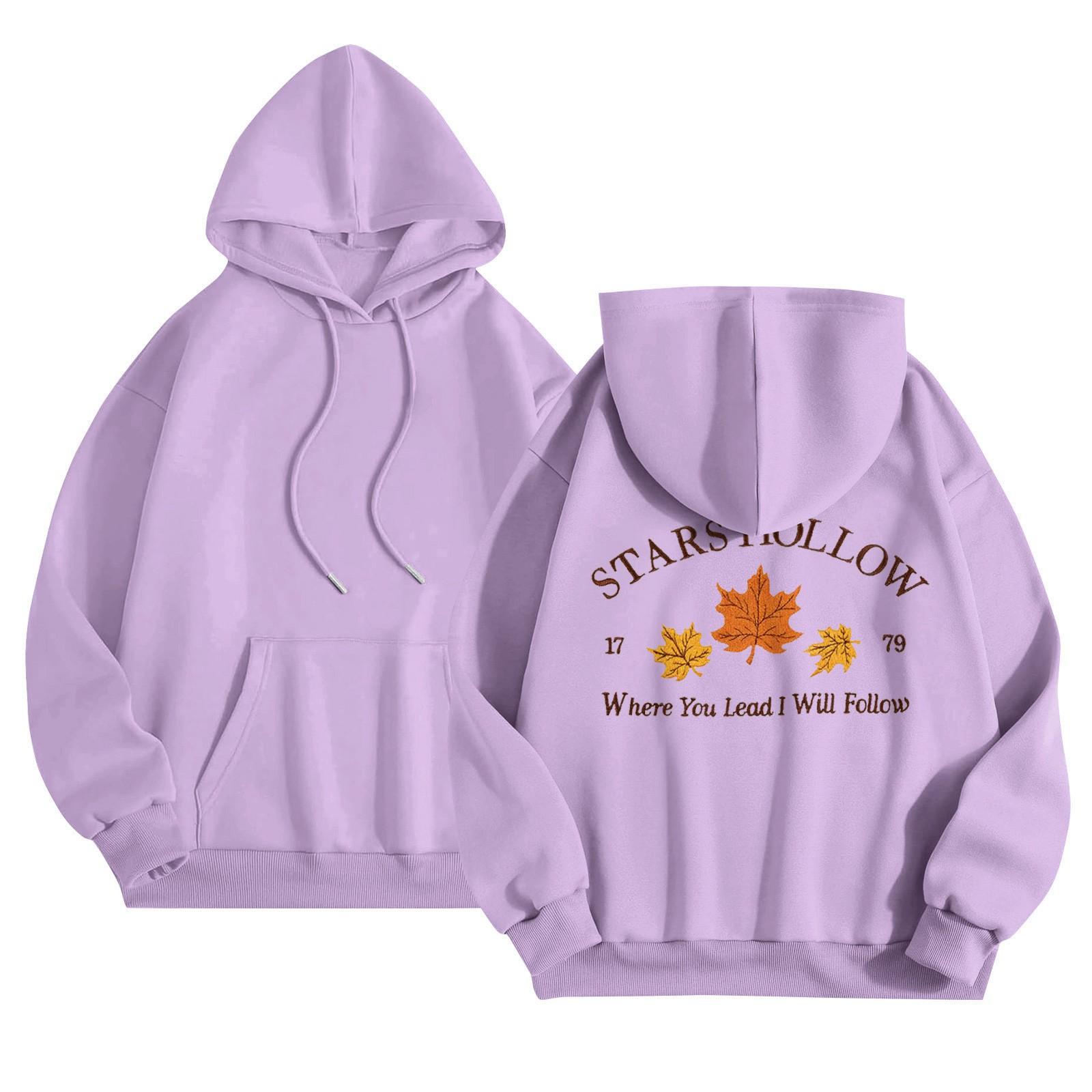 Жіночі толстовки великого розміру Світшоти з довгим рукавом Повсякденний пуловер з капюшоном Топи XXL фіолетовий
Жіночі толстовки великого розміру Світшоти з довгим рукавом Повсякденний пуловер з капюшоном Топи XXL фіолетовий