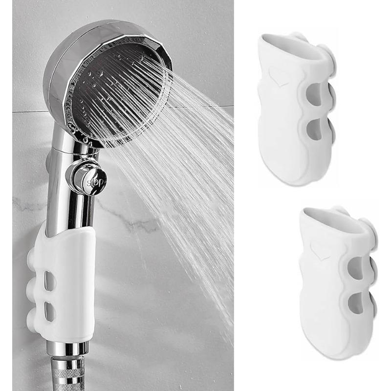 Silicone Shower Head Holder - 2 Piece Suction Cup Holder for Appendix Hand Held Shower Head Holder білий
Silicone Shower Head Holder - 2 Piece Suction Cup Holder for Appendix Hand Held Shower Head Holder білий