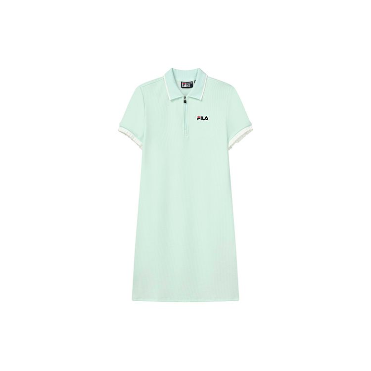 FILA Solid Color Fashion Casual Sports Polo Dress Women Dresses Green F11W228301F-LG XL
FILA Solid Color Fashion Casual Sports Polo Dress Women Dresses Green F11W228301F-LG XL