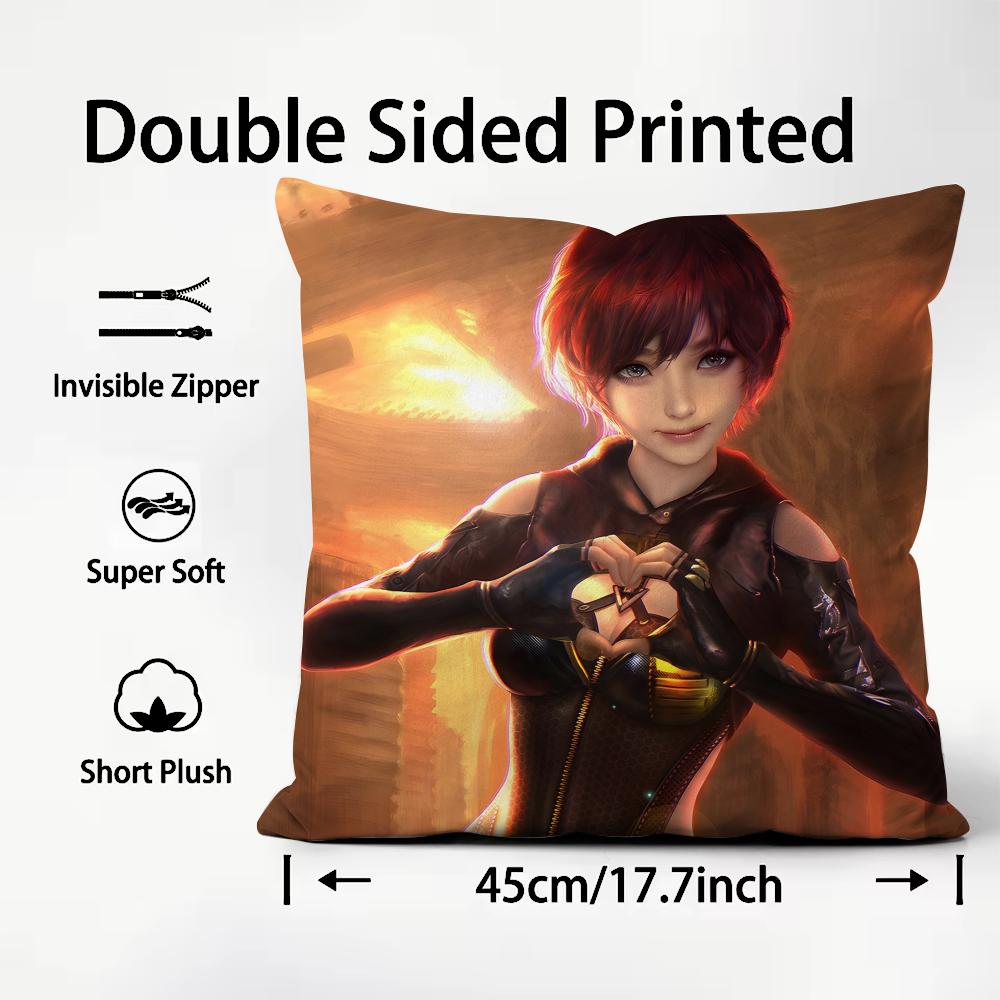 SStellar BladeE Game Cushion Cover Plush Fabric Soft DoubleSided Printed Sofa Warm Winter Home Child Gift Pillow Case 30x30cm
SStellar BladeE Game Cushion Cover Plush Fabric Soft DoubleSided Printed Sofa Warm Winter Home Child Gift Pillow Case 30x30cm