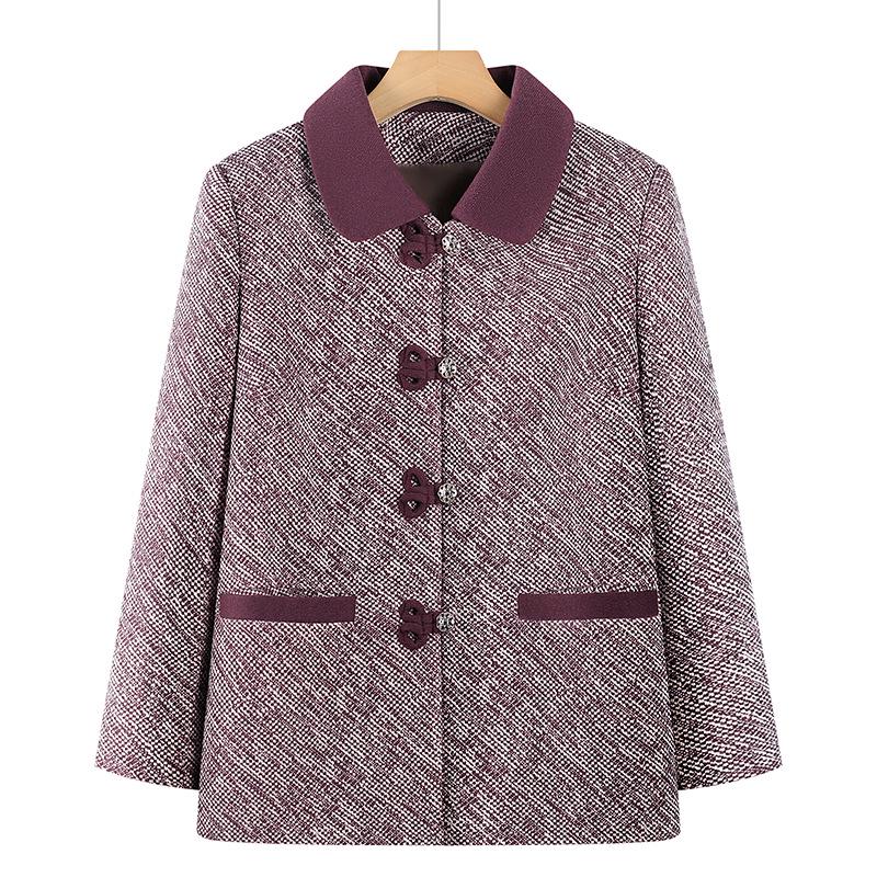 Women s Casual Lapel Jacket for Middle-Aged and Elderly: Perfect Spring and Autumn Top for Moms and Grandmas 4XL (135-145 lbs) фіолетовий
Women s Casual Lapel Jacket for Middle-Aged and Elderly: Perfect Spring and Autumn Top for Moms and Grandmas 4XL (135-145 lbs) фіолетовий