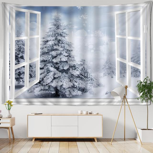 Рождественский лесной гобелен, снежные деревья, лесной пейзаж, морозный зимний парк, зимний дизайн, настенный декор для спальни, гостиной, общежития 95x75cm
Рождественский лесной гобелен, снежные деревья, лесной пейзаж, морозный зимний парк, зимний дизайн, настенный декор для спальни, гостиной, общежития 95x75cm
