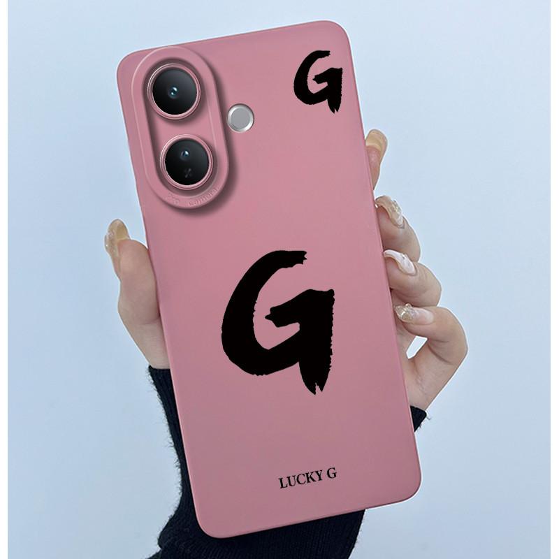 For Vivo V60 Lite 5G Cover Case Lucky Initial Letter Silicone Soft Shockproof Matte Phone Bumper For VivoV60 V 60 Lite 5G Casing Vivo V60 Lite 5G
For Vivo V60 Lite 5G Cover Case Lucky Initial Letter Silicone Soft Shockproof Matte Phone Bumper For VivoV60 V 60 Lite 5G Casing Vivo V60 Lite 5G