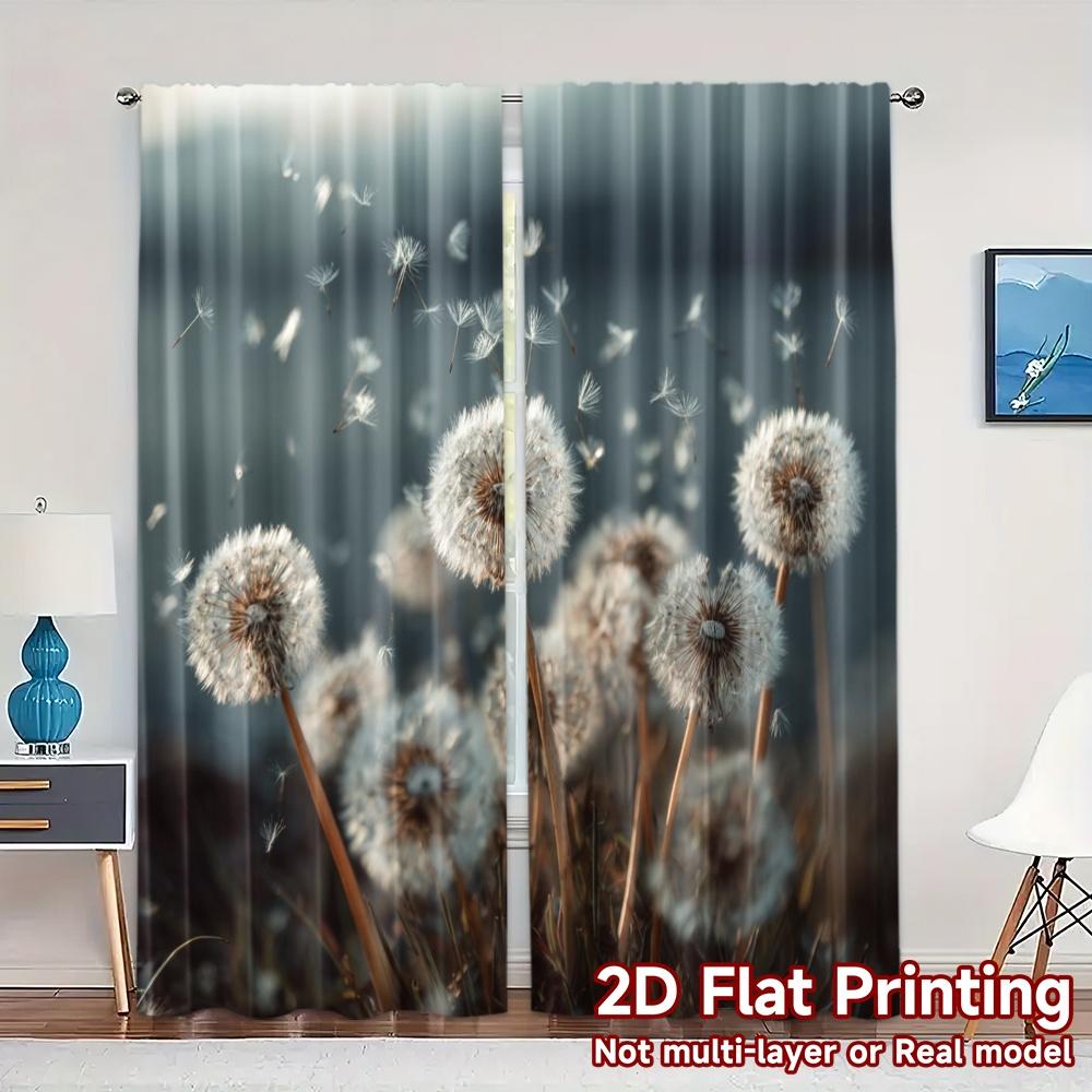 2pcs 2D FLAT PRINTING Curtains (Without Rod) Dandelion Drift Modern Light Filtering Curtains Durable Polyester Curtains 100*130 HOOK 1pcs
2pcs 2D FLAT PRINTING Curtains (Without Rod) Dandelion Drift Modern Light Filtering Curtains Durable Polyester Curtains 100*130 HOOK 1pcs