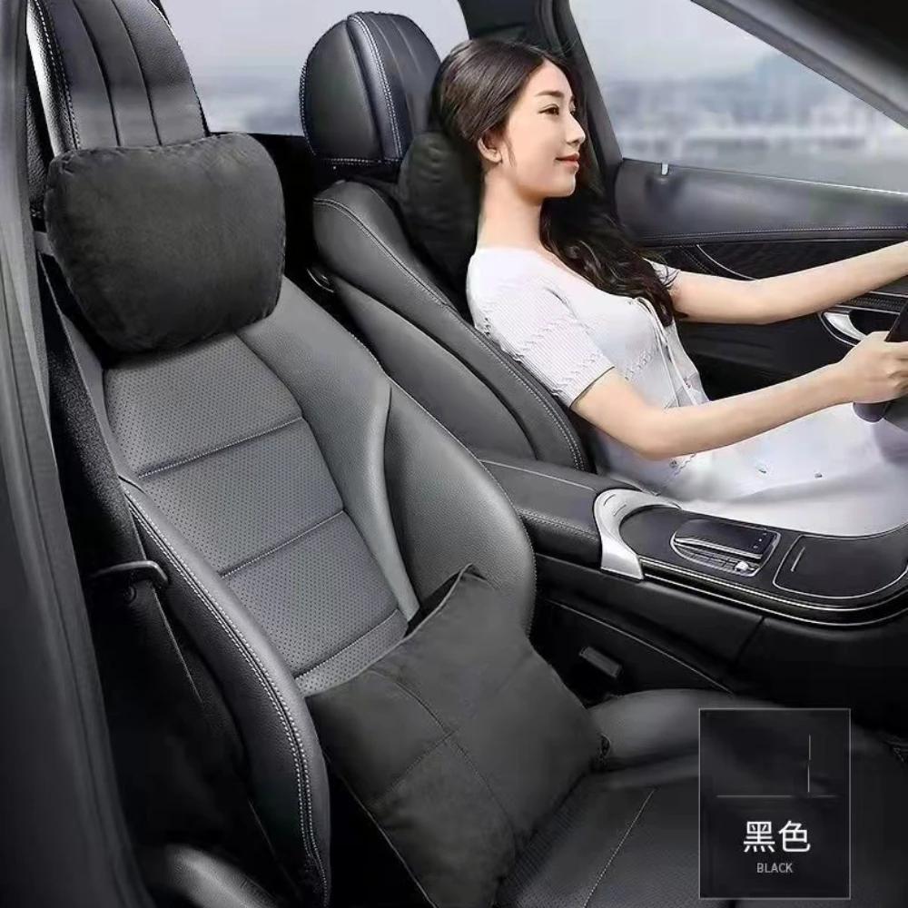 1pc Car Lumbar Pillow Waist Support Lumbar Cushion Suede Fabric Backrest Lumbar Pillow Car Comfortable Pillow Auto Accessories чорний
1pc Car Lumbar Pillow Waist Support Lumbar Cushion Suede Fabric Backrest Lumbar Pillow Car Comfortable Pillow Auto Accessories чорний