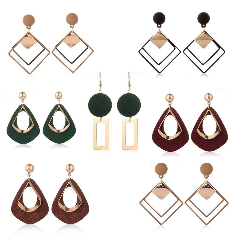 7 pairs Fashion Wedding Party Women Girl Drop Dangle Statement Earrings Gold Metal Geometric Wood
7 pairs Fashion Wedding Party Women Girl Drop Dangle Statement Earrings Gold Metal Geometric Wood
