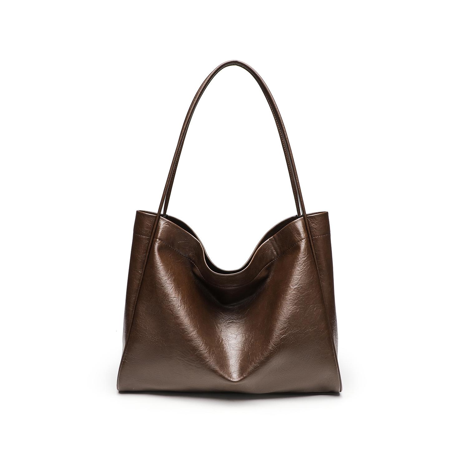 Maillard style PU mother and child bag shoulder tote bag commuter large capacity bag textured women s bag
Maillard style PU mother and child bag shoulder tote bag commuter large capacity bag textured women s bag