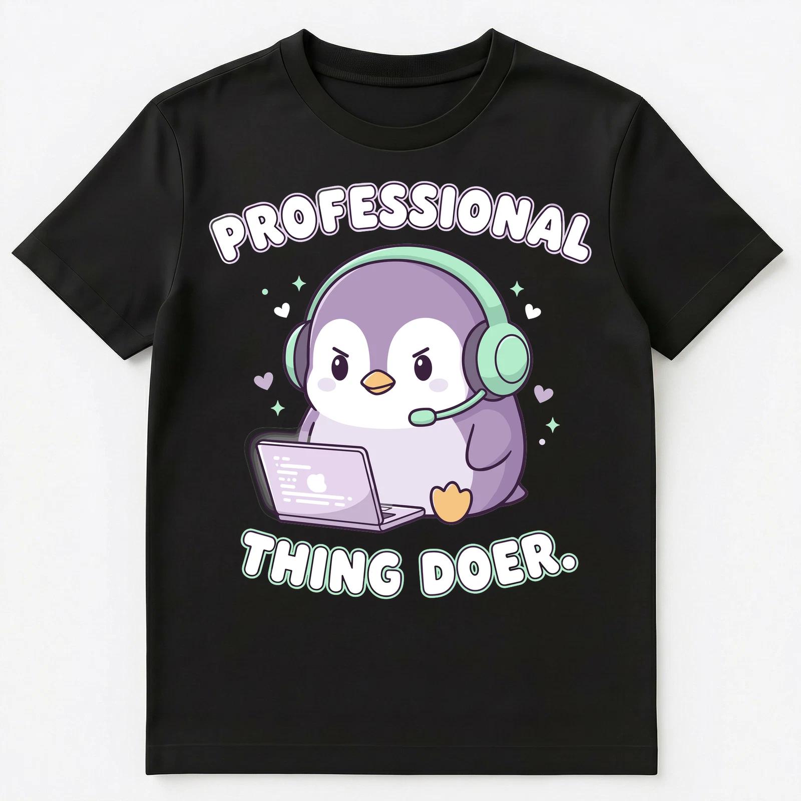 Professional Thing Doer Penguin Office Worker It Support Unisex T-Shirt S
Professional Thing Doer Penguin Office Worker It Support Unisex T-Shirt S