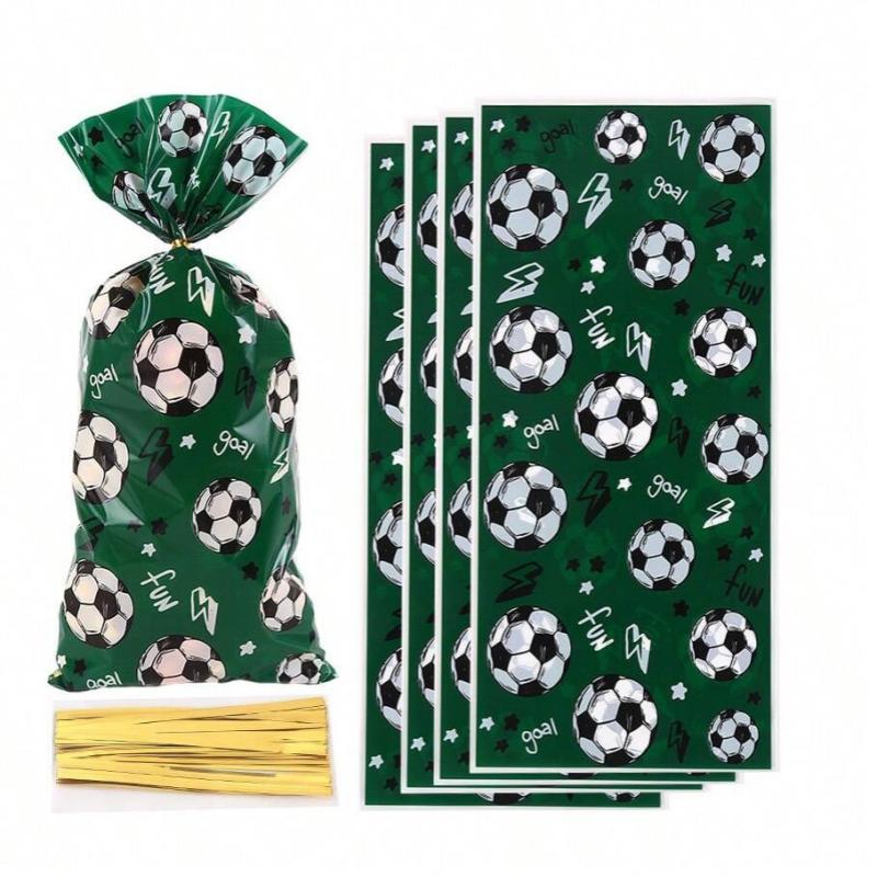 50pcs Soccer Candy Bag Gift Wrapping Football Theme Bags Cookie Popcorn Bag Fans Party Favor Bags for Boys Birthday Party Decor 27.5x12.5cm&Other
50pcs Soccer Candy Bag Gift Wrapping Football Theme Bags Cookie Popcorn Bag Fans Party Favor Bags for Boys Birthday Party Decor 27.5x12.5cm&Other