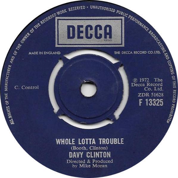7inch Record DAVY CLINTON You Would Think Id Learned By Now F13325 Decca 1972 UK Rock Used
7inch Record DAVY CLINTON You Would Think Id Learned By Now F13325 Decca 1972 UK Rock Used