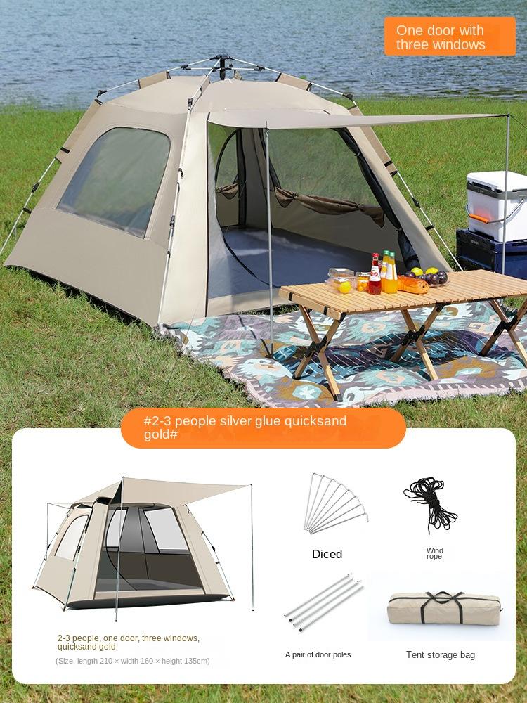 Навес для уличной палатки «два в одном», быстро открывающаяся автоматическая палатка без построек, для кемпинга, похода, складная и портативная, солнцезащитная и водонепроницаемая tent
Навес для уличной палатки «два в одном», быстро открывающаяся автоматическая палатка без построек, для кемпинга, похода, складная и портативная, солнцезащитная и водонепроницаемая tent