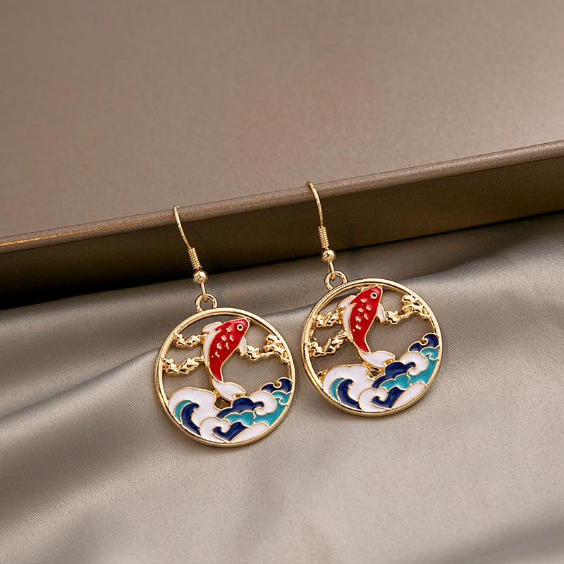 Trendy Cute Animal Drop Dangle Earrings For Women Girls Cat Rabbit Koi Dragon Colorful Enamel Golor Color Earrings Pendientes
Trendy Cute Animal Drop Dangle Earrings For Women Girls Cat Rabbit Koi Dragon Colorful Enamel Golor Color Earrings Pendientes