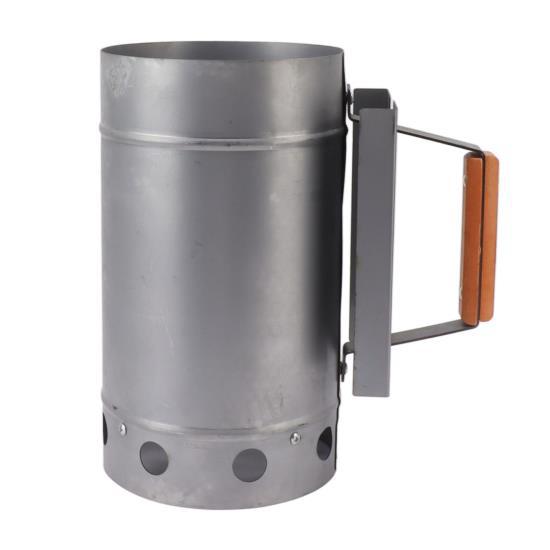 Grill Chimney Starter Wood Handle Compact Barbecue Chimney Starter for Outdoor Cooking Camping
Grill Chimney Starter Wood Handle Compact Barbecue Chimney Starter for Outdoor Cooking Camping