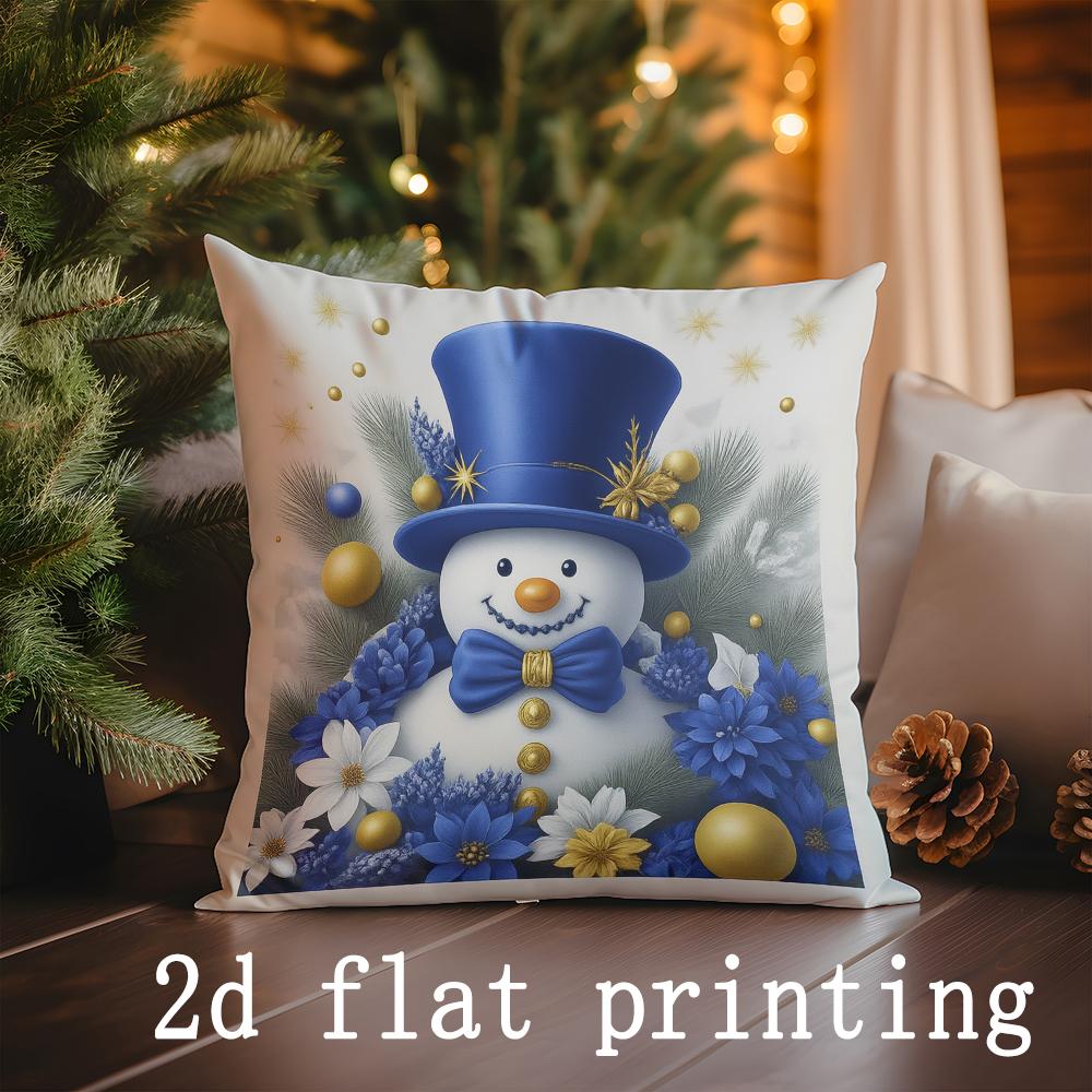 Home Decor Christmas Blue Patterned Pillow Covers Set Pattern Cushion Cover Suitable for Sofa Bedroom Car Pillow Cover 16x16Inch
Home Decor Christmas Blue Patterned Pillow Covers Set Pattern Cushion Cover Suitable for Sofa Bedroom Car Pillow Cover 16x16Inch