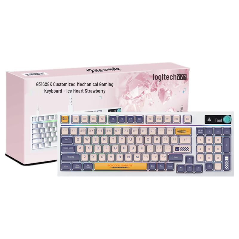 Logitech G316X Customizable RGB Mechanical Gaming Keyboard
Logitech G316X Customizable RGB Mechanical Gaming Keyboard